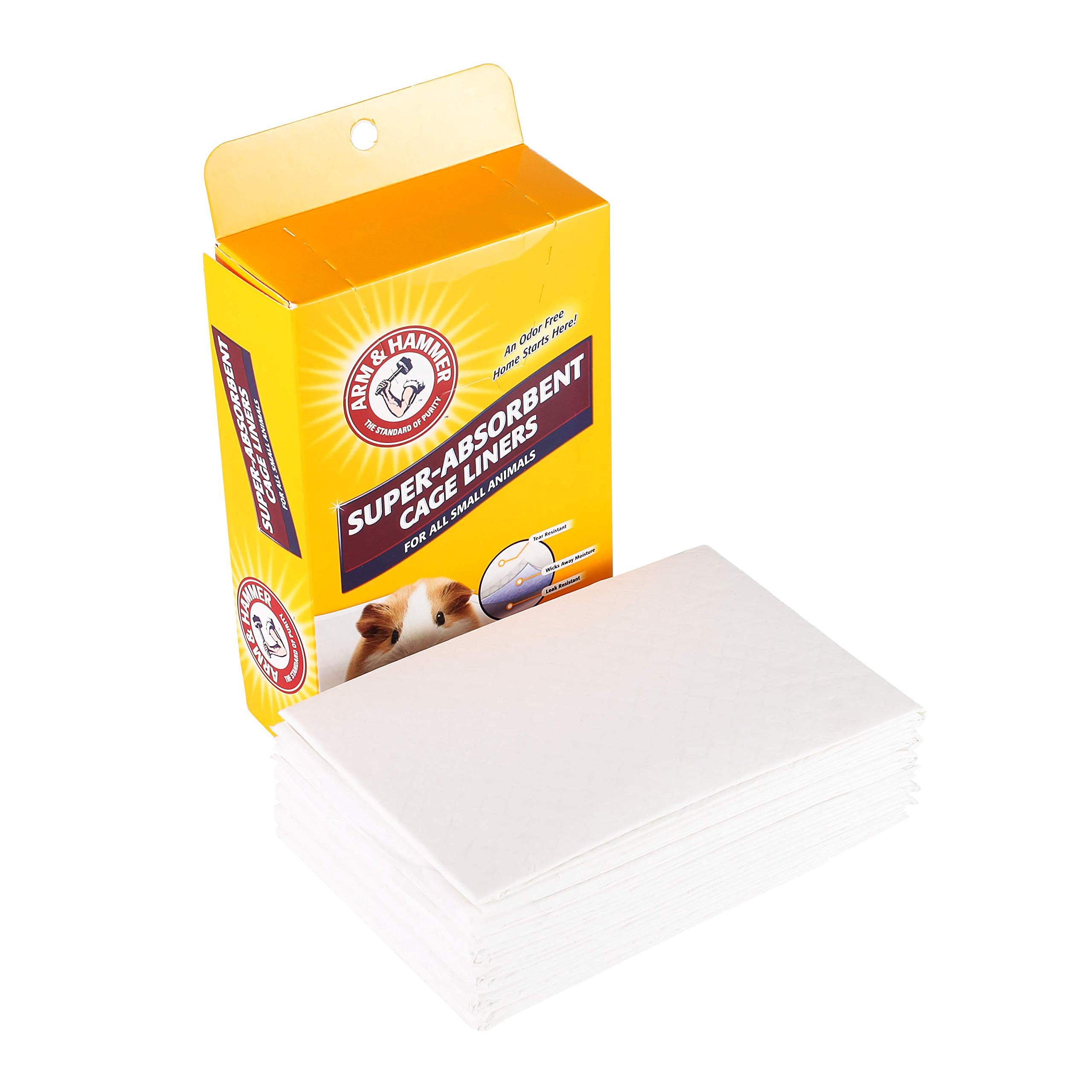 Fundas absorbentes Arm & Hammer para jaula de conejos, base seca.