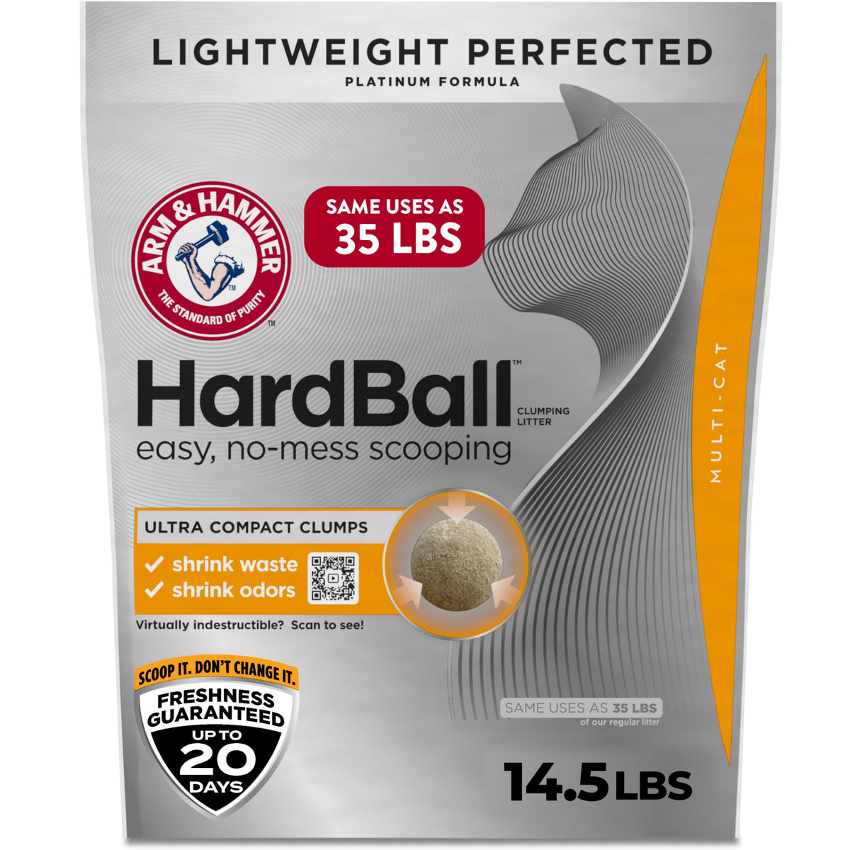 ARM & HAMMER HardBall bolas-compactas para limpieza rápida y fácil