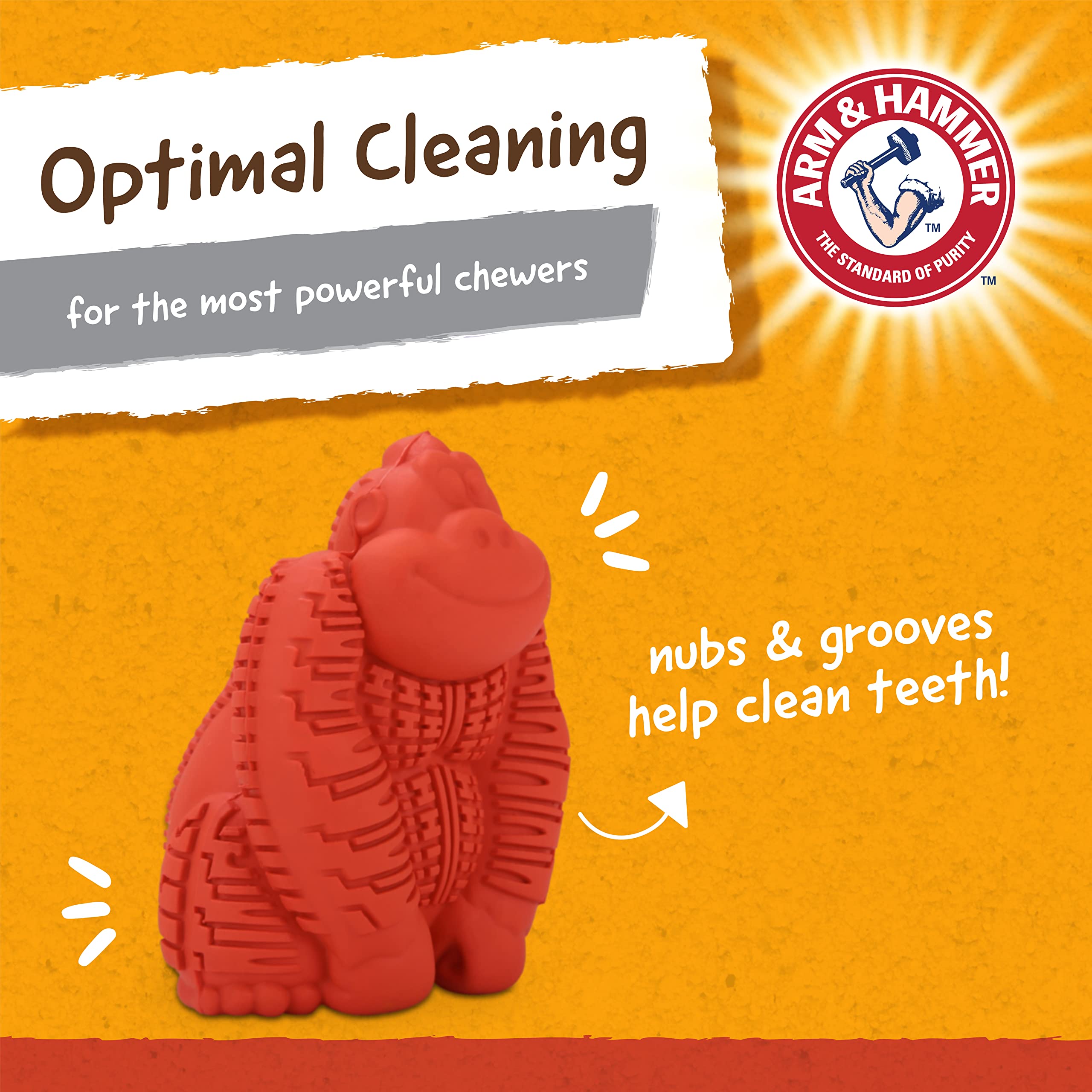 Arm & Hammer gorila mini: para aliento más fresco durante el juego