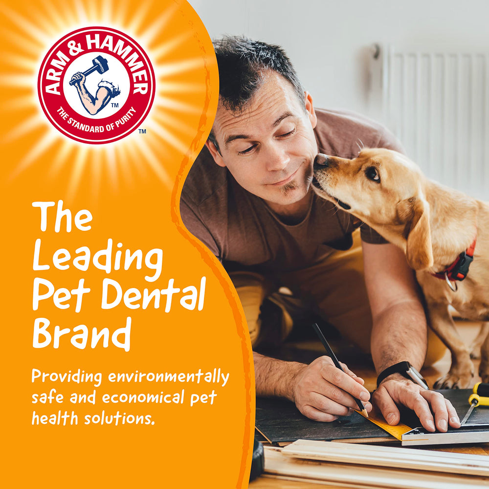 Arm & Hammer para Mascotas: masajes en encías gracias a protuberancias de goma.