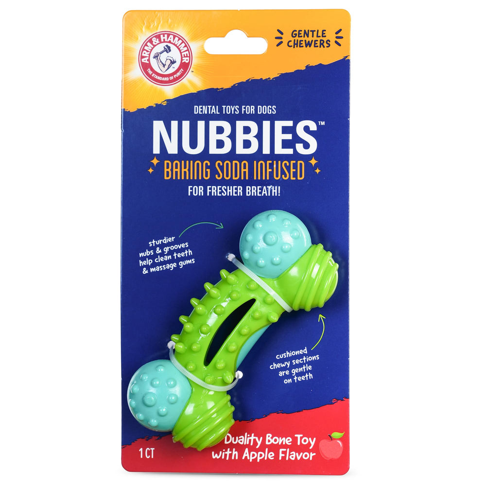 Arm & Hammer Nubbies Duality hueso dental para perros que ayuda a limpiar dientes