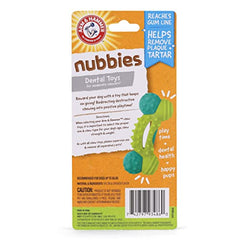 Arm & Hammer Nubbies Duality nylon y TPR para masticadores moderados y duraderos