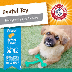 Arm & Hammer Nubbies TBone: textura con protuberancias para limpieza dental durante juego