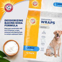 Arm & Hammer nucleo absorbente de alta capacidad evita humedad cerca del pelaje.