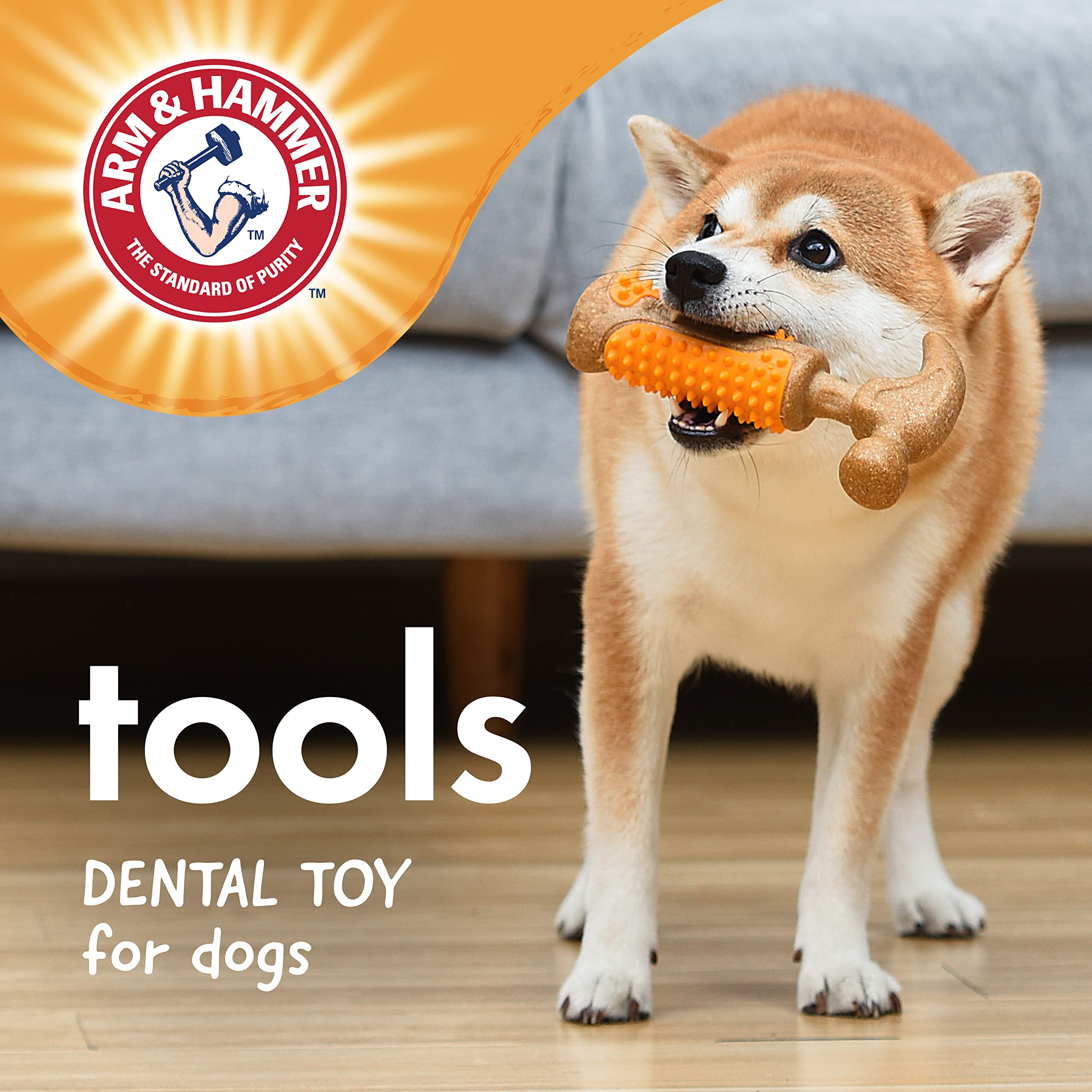 Arm & Hammer para mascotas: mango ergonómico facilita el juego durante horas.