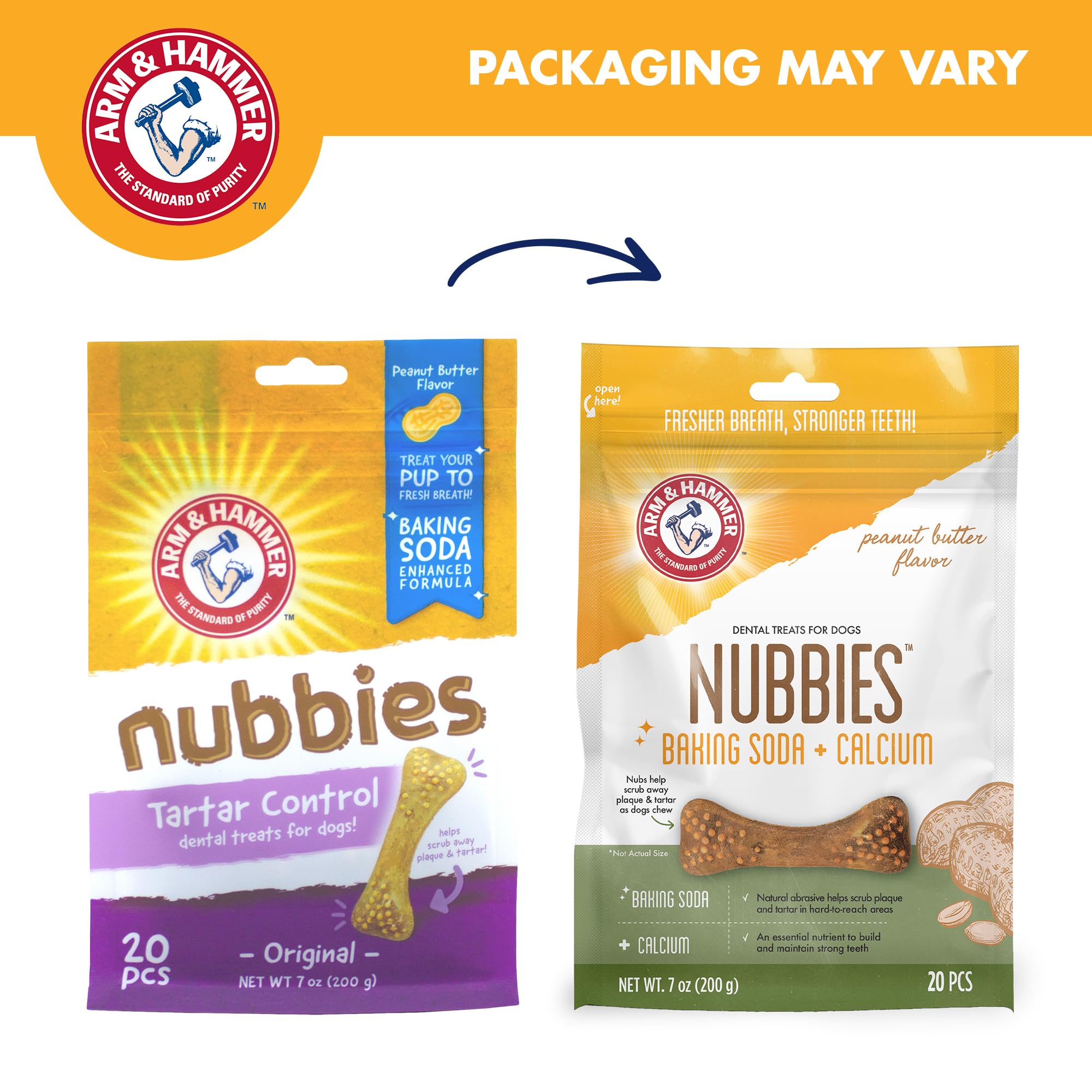 Nubbies con sabor mantequilla de maní favorece masticación y cuidado dental diario