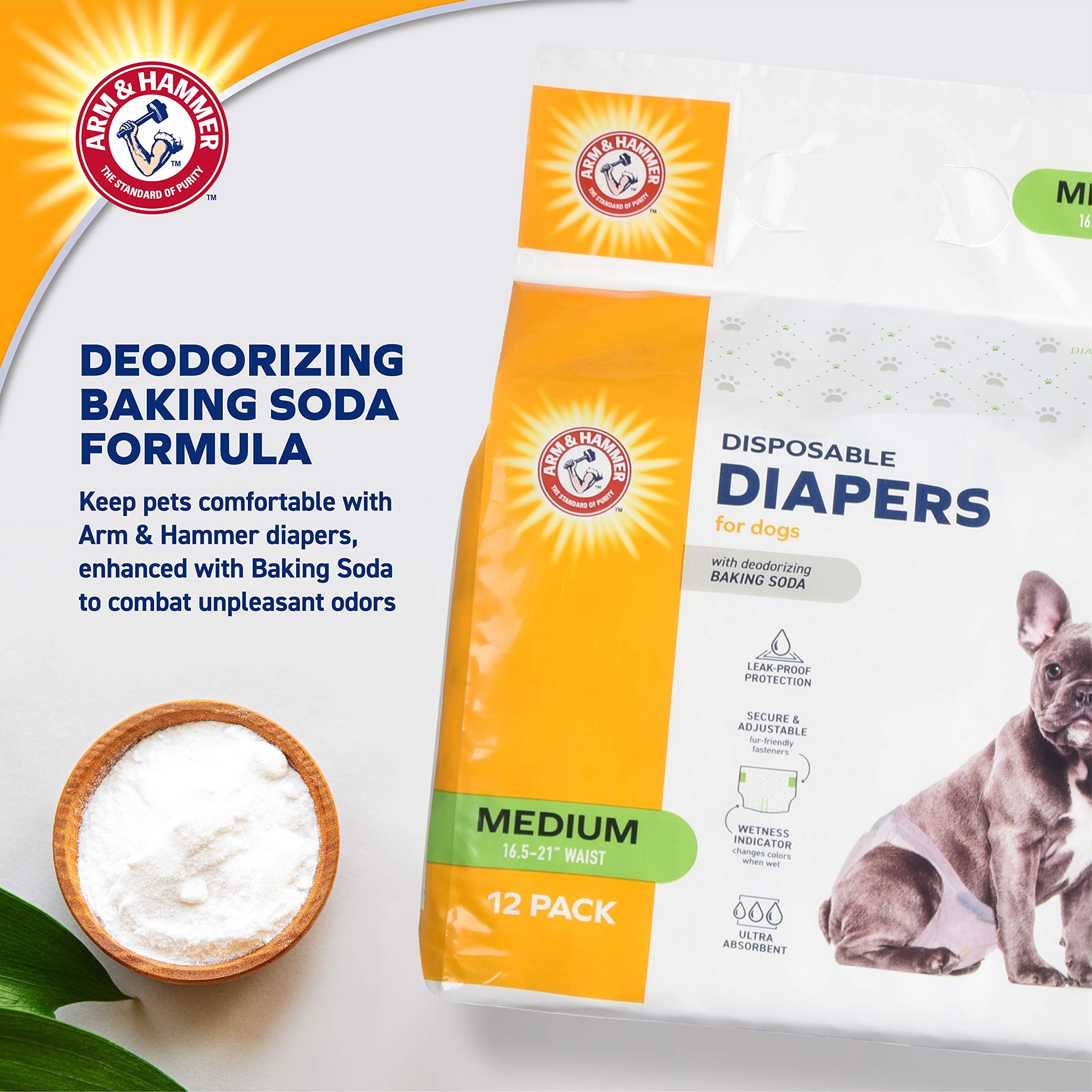 Arm & Hammer para Mascotas: pañales ajustables para pelaje sin tirar del pelo