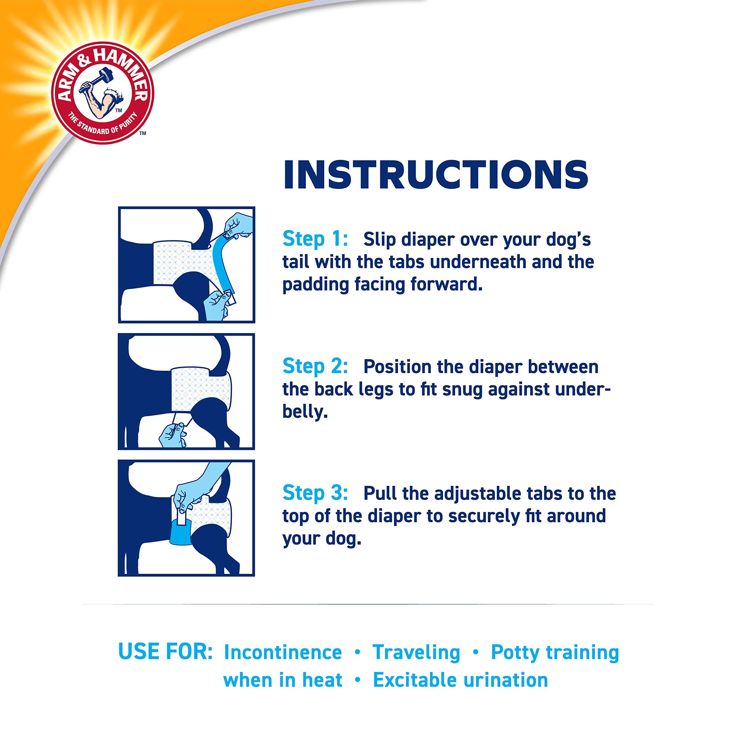 Arm & Hammer para mascotas: cierres ajustables que permanecen en su lugar.