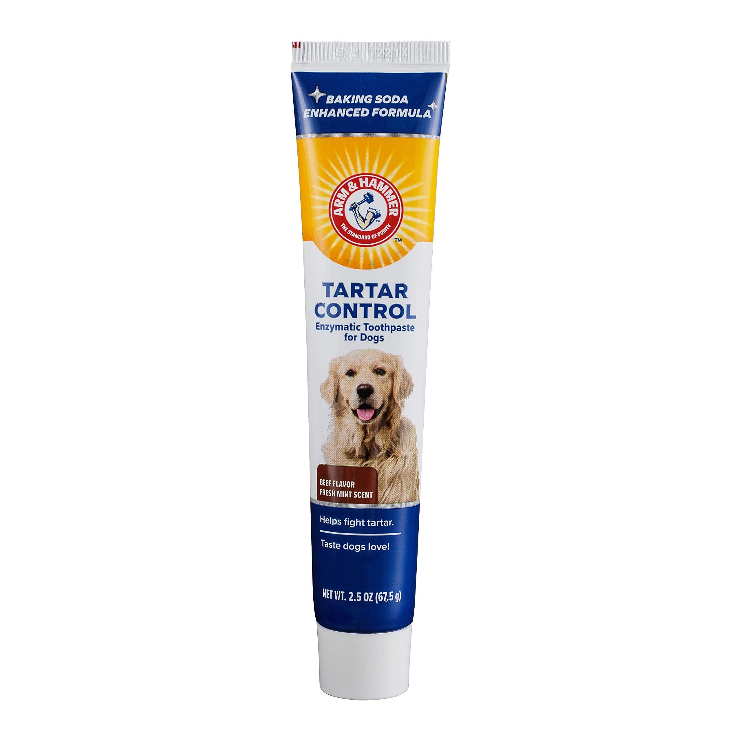 Arm & Hammer para mascotas, pasta dental para perros, 2,5 oz, uso diario