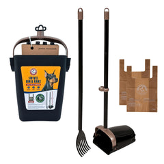 Arm & Hammer recogedor con cubo giratorio y pala para excrementos de perros