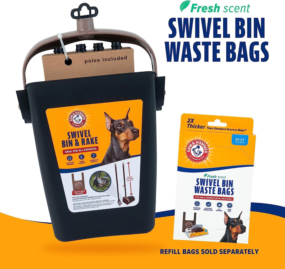 Bolsas resistentes de Arm & Hammer para recogida higiénica