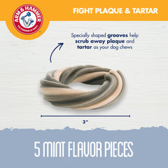 Arm & Hammer Ringers: masticable en anillo dental para perros, limpieza suave.