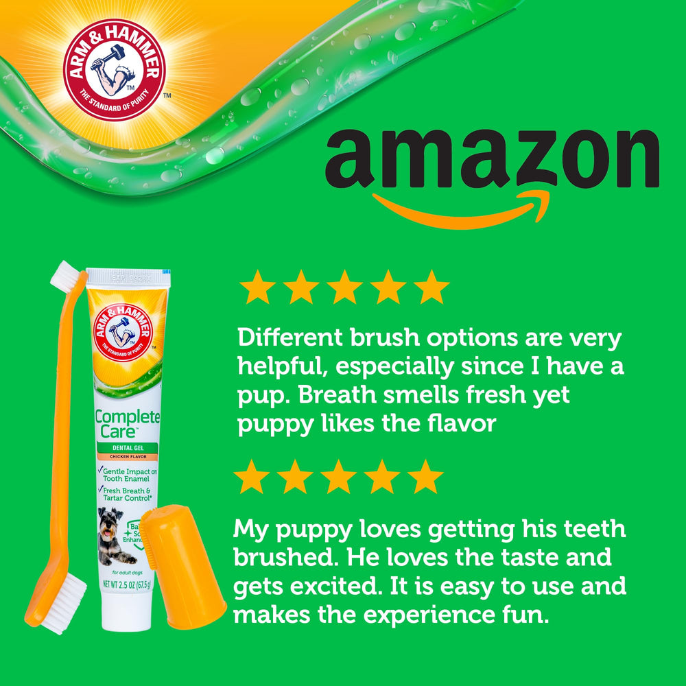 Gel libre de fluoruro de Arm & Hammer para perros.