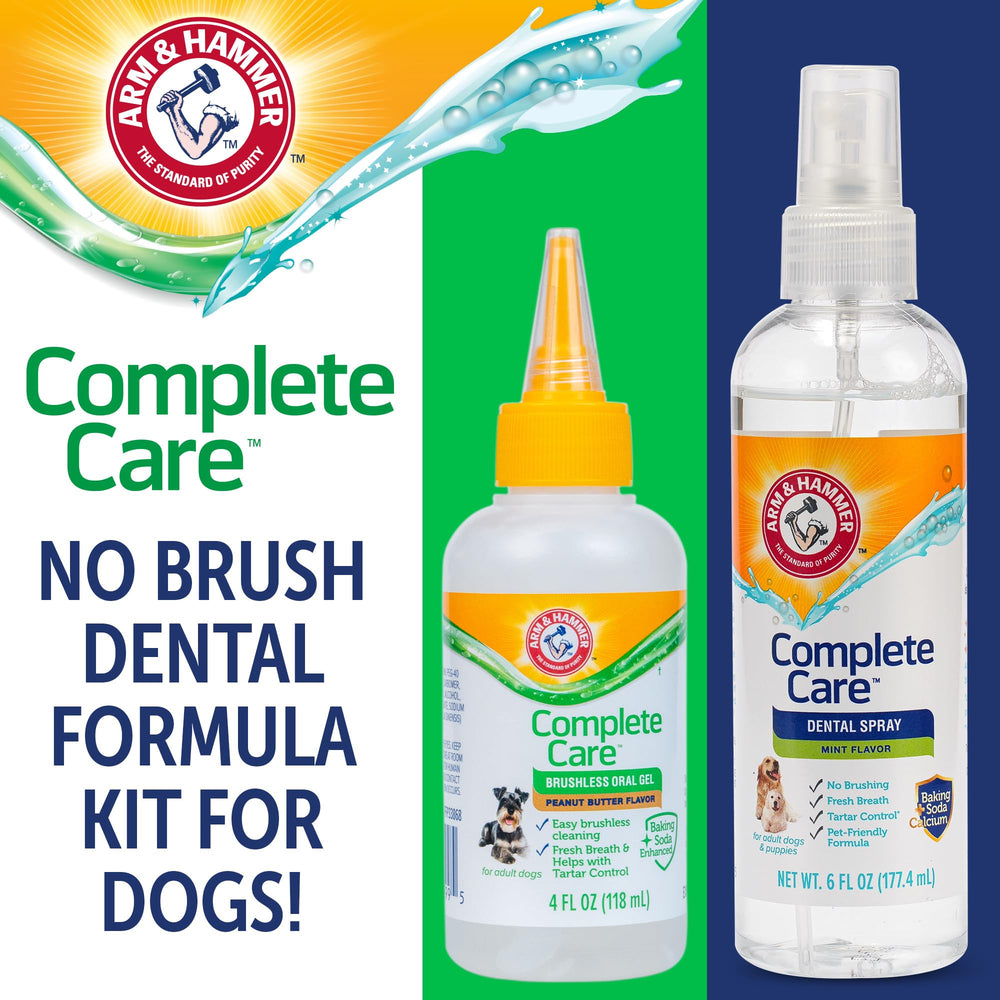 Arm & Hammer spray dental para perros, menta para aliento fresco.