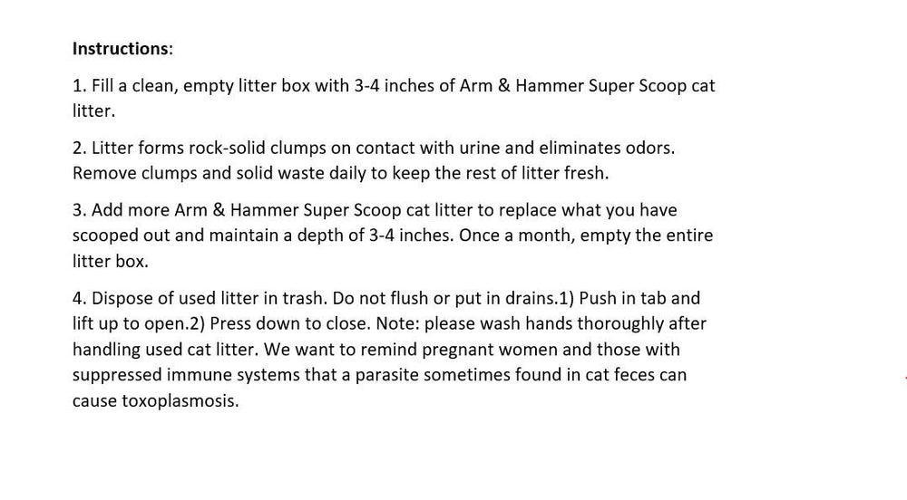 Arm & Hammer Super Scoop para gatos sensibles, olores neutros y control de olores