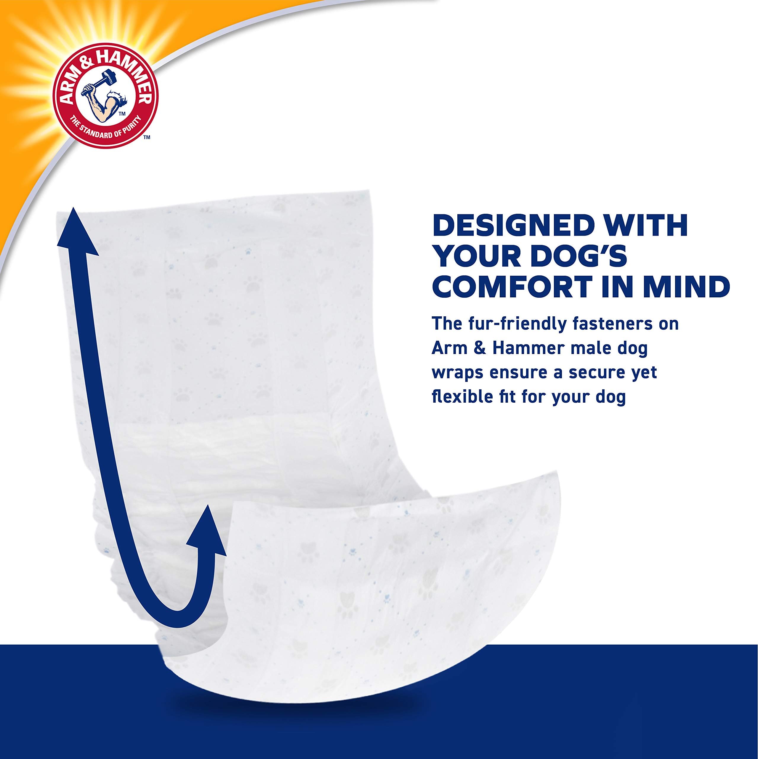Arm & Hammer pestañas ajustables para ajuste rápido y seguro.