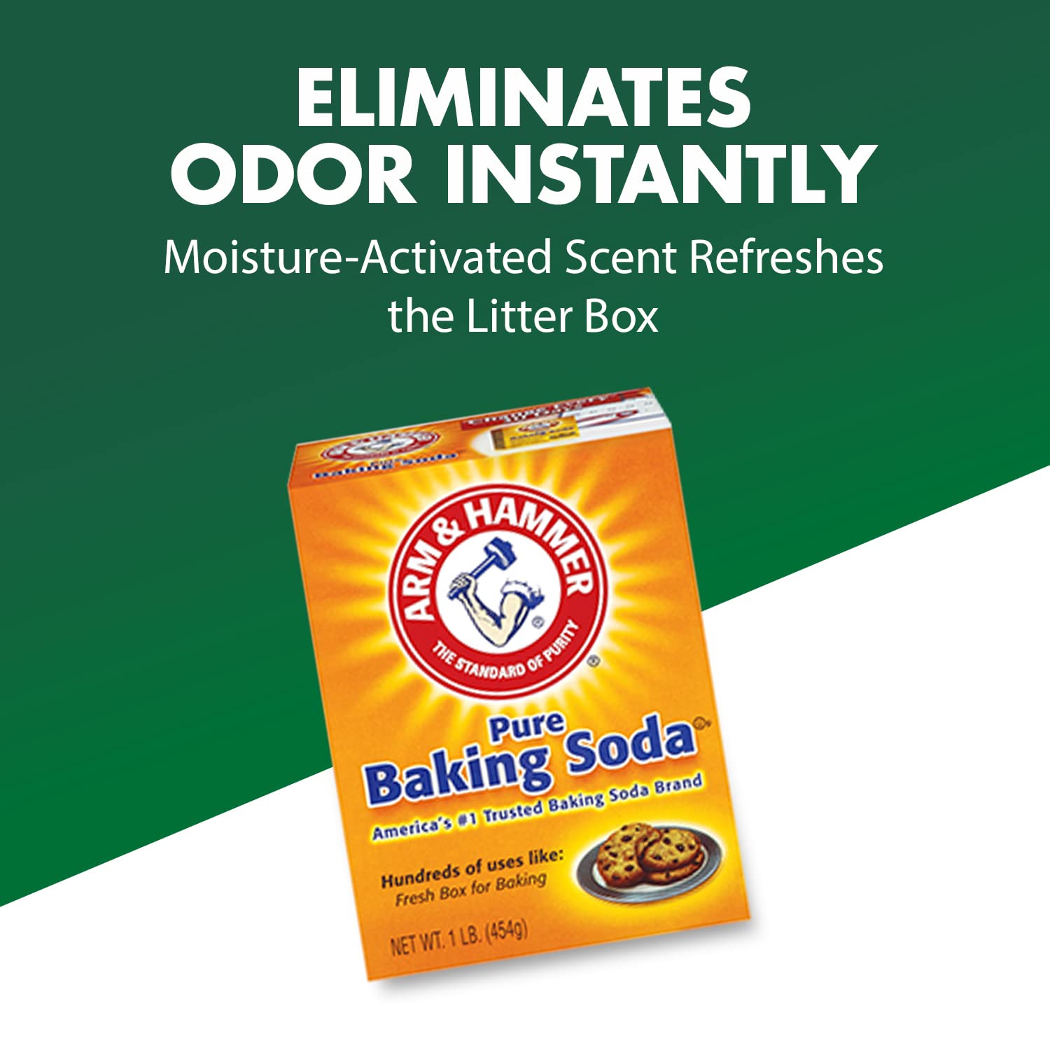 Arm & Hammer compatible con todos los tipos de arena para gatos.