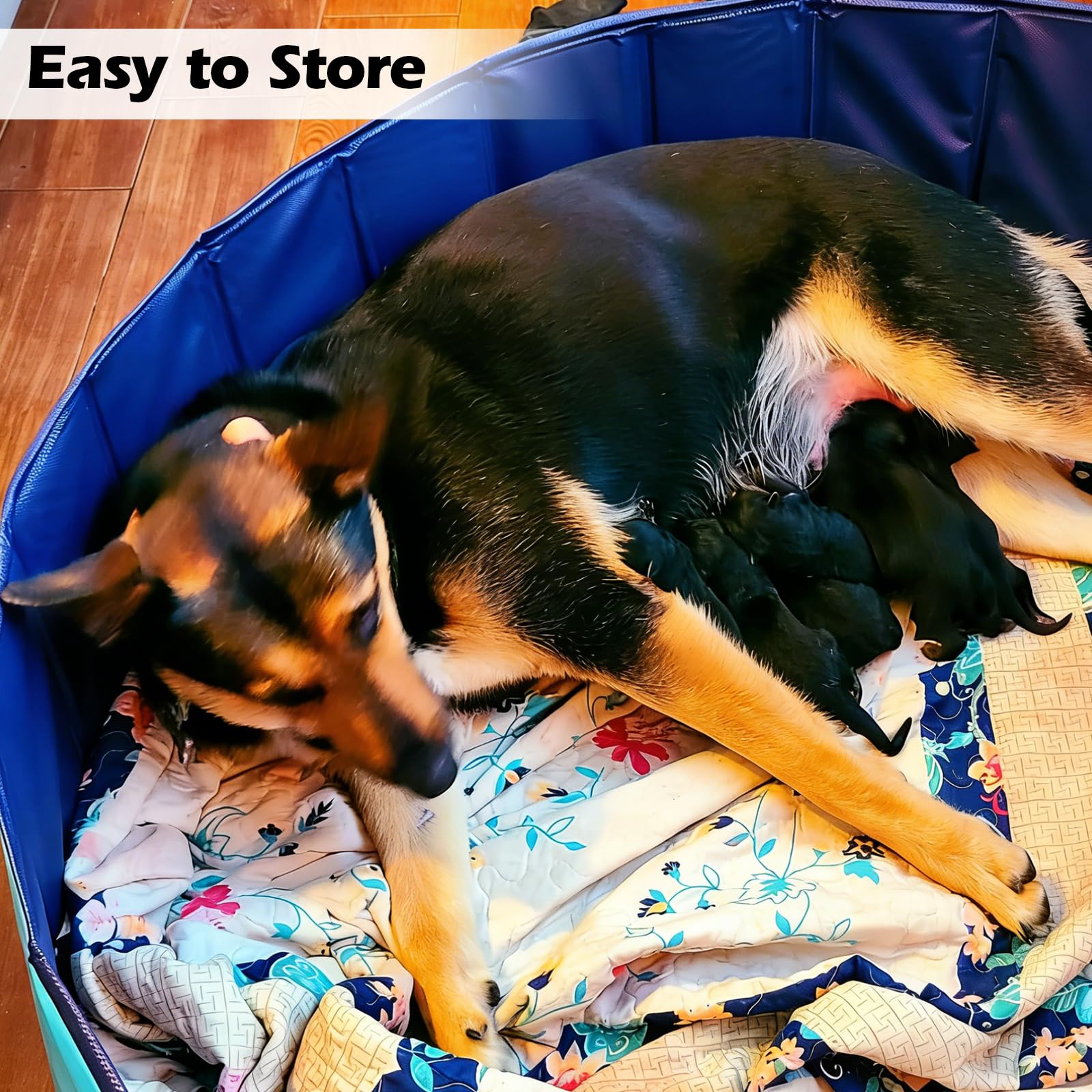 Caja de crianza para cachorros, ideal para juegos y baño
