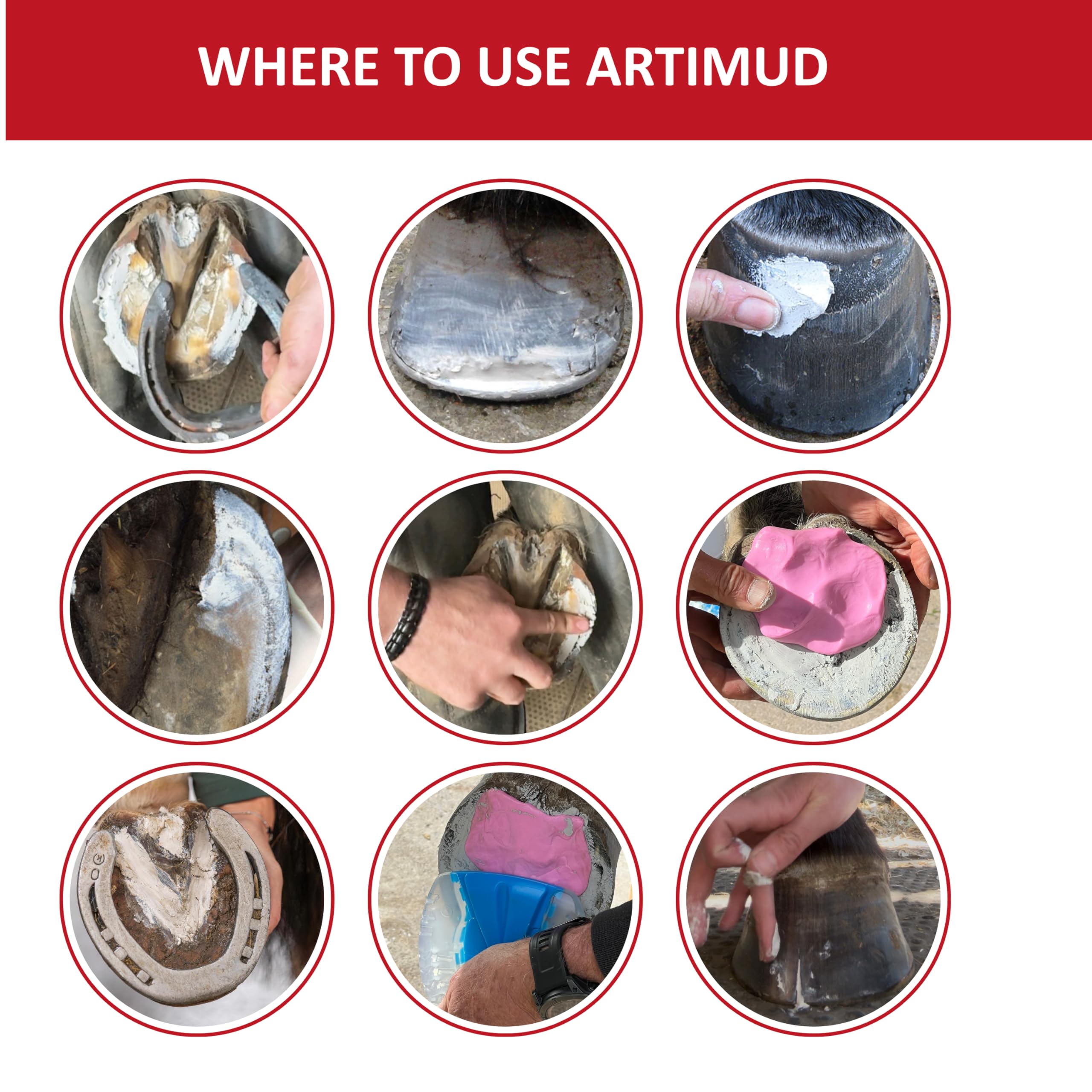 Artimud arcilla de casco con eucalipto, aroma natural y uso prolongado.