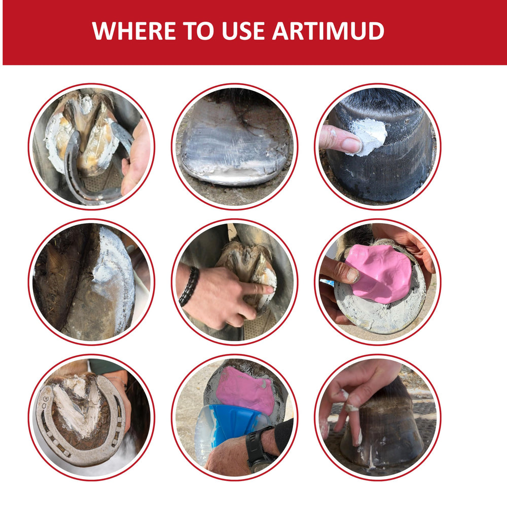Artimud arcilla de casco con eucalipto, aroma natural y uso prolongado.