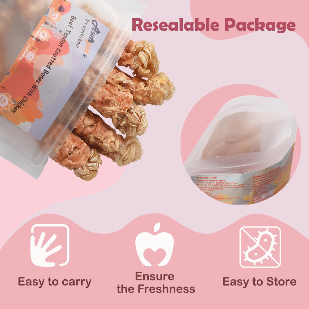 ASMPET Recompensa para adiestramiento con textura natural y sabor real