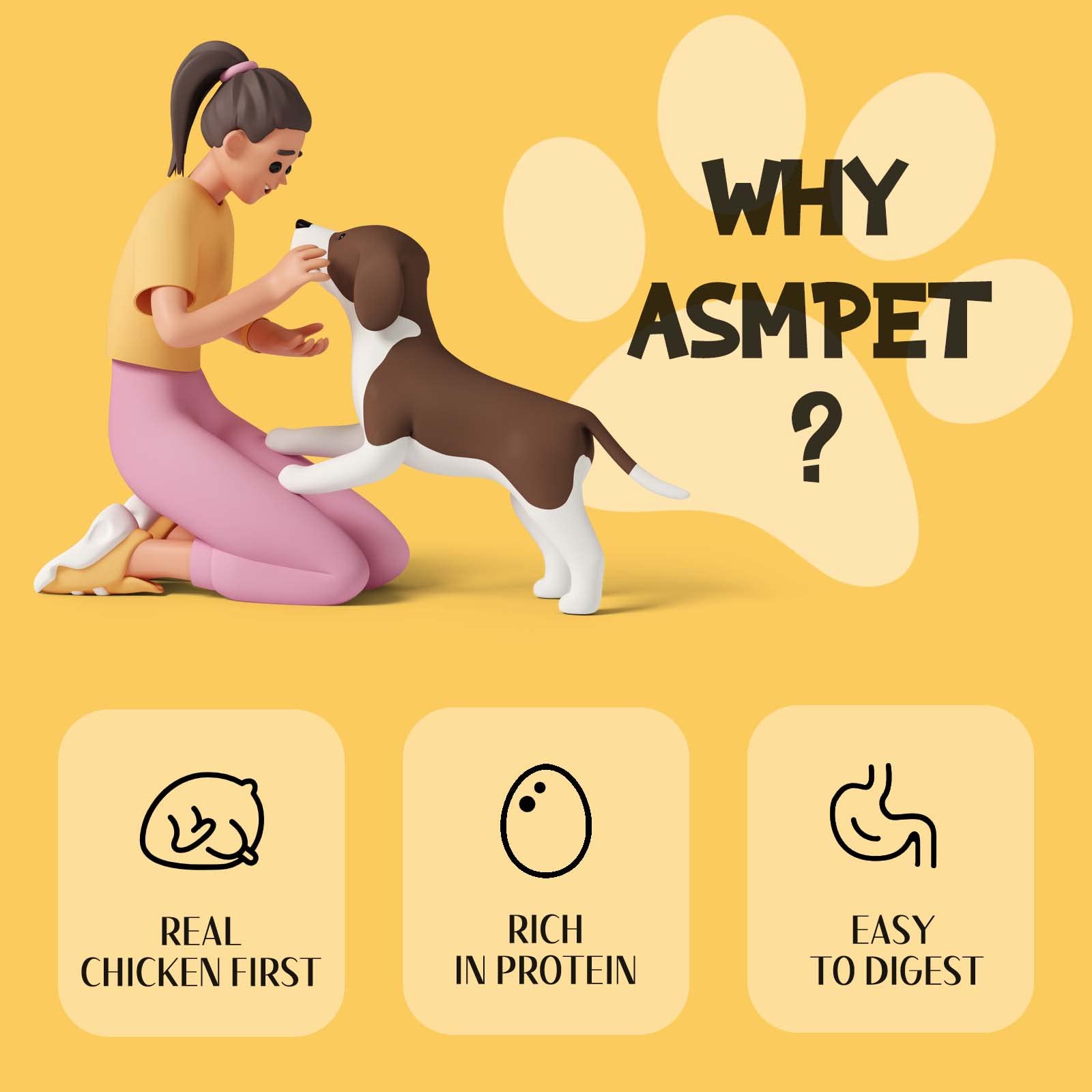 ASMPET Usage extérieur chiens : friandise portable pour balades et entraînements.