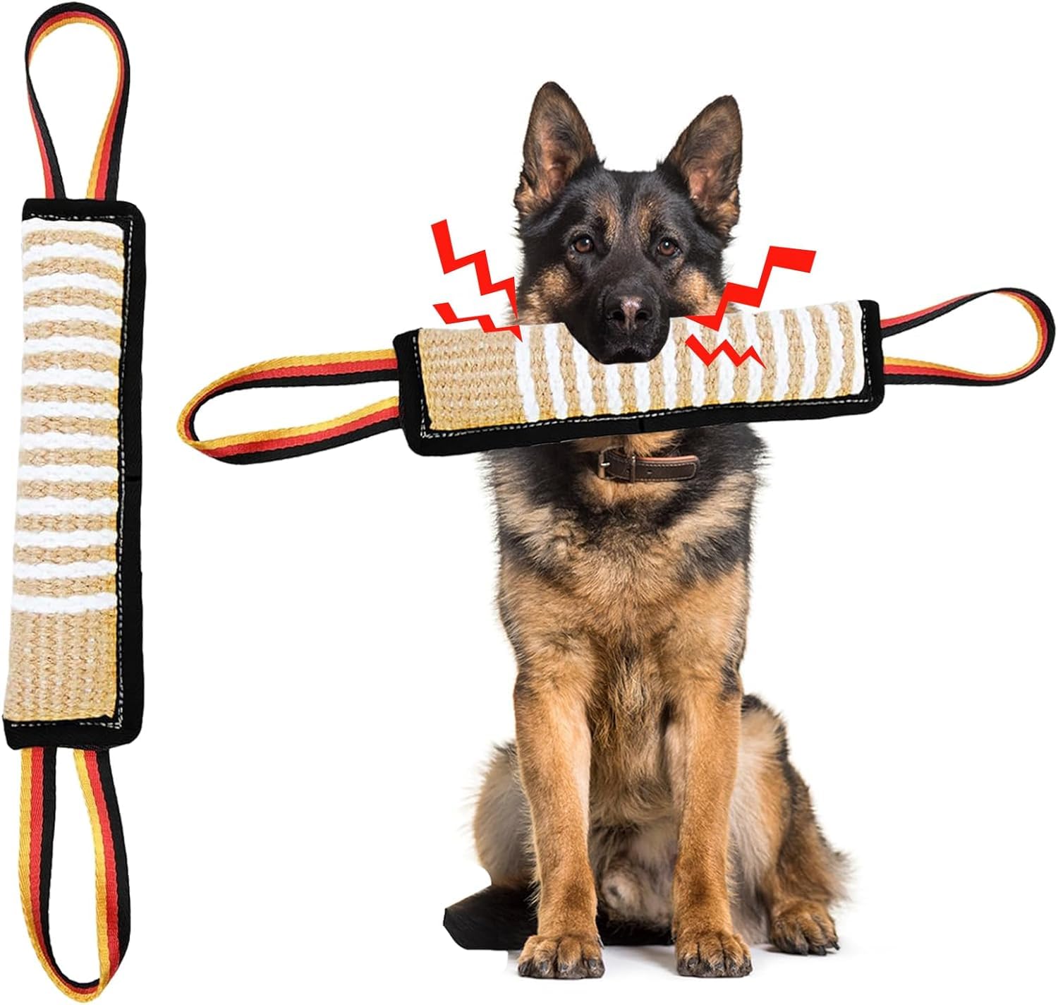 ASOCEA Juguete de Tirón para Perros, visión general; perfecto para juego interactivo y fortalecimiento de lazos.