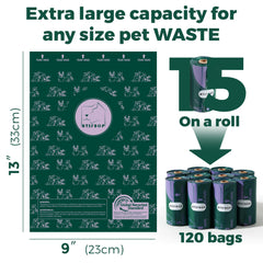 ATIFBOP bolsa con diseño de desgarro fácil para uso con una mano.