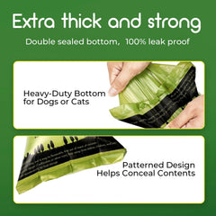 ATIFBOP bolsas para perros, aroma a limón para neutralizar olores.