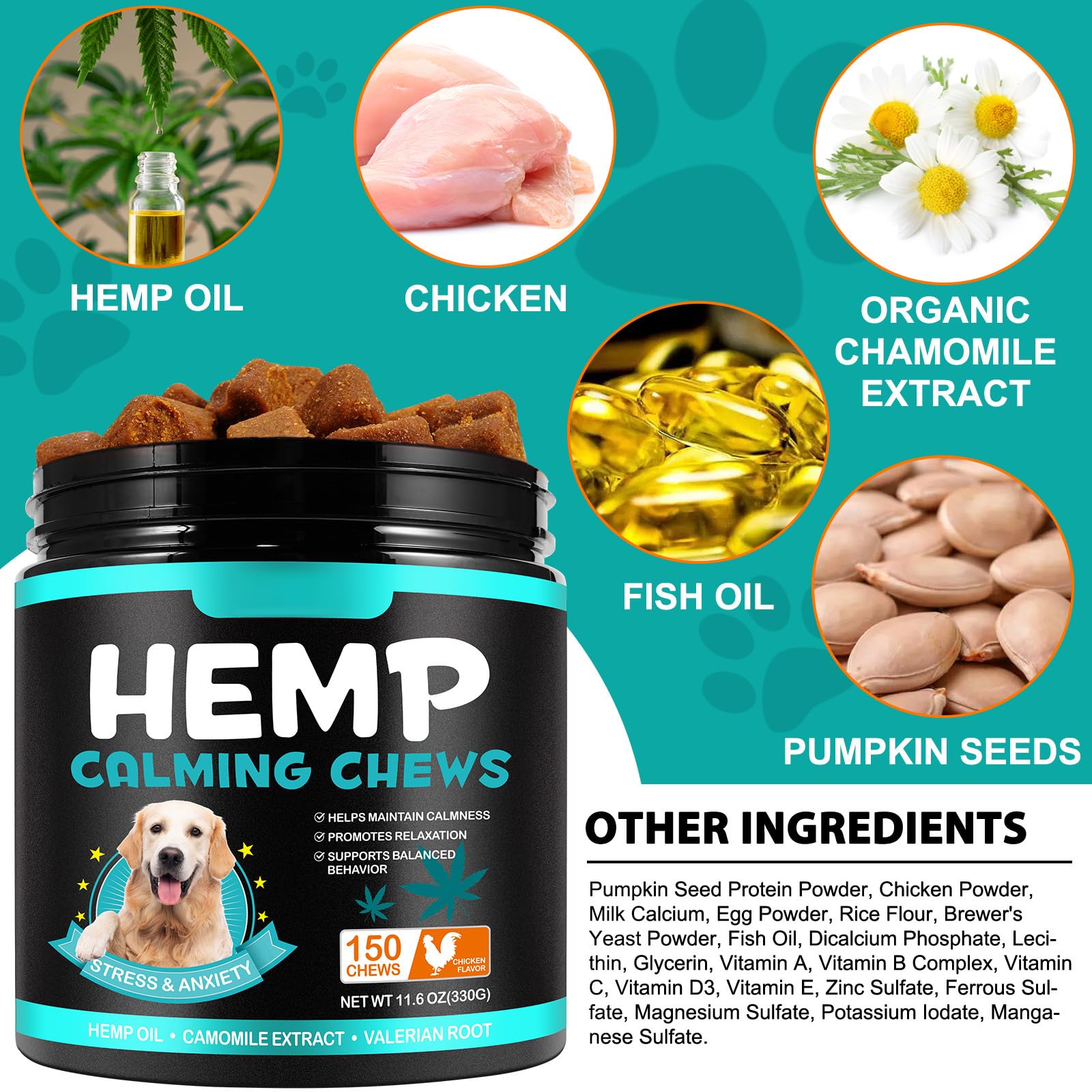 ATOANY masticables para todas las razas, aptos para perros pequeños y grandes.
