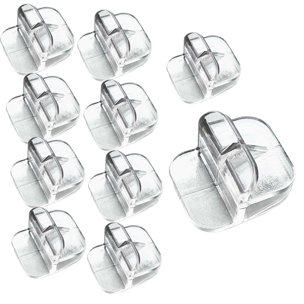 Clips auaurly para tapa de acuario sin marco, compatibles con cristal 3-5 mm y reducen evaporación.