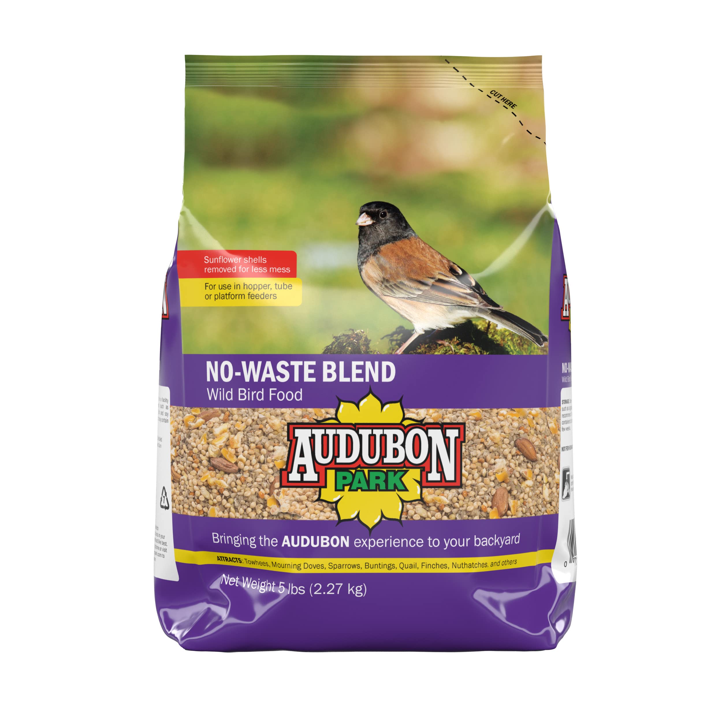 Audubon Park Mezcla para aves: 5 libras para atraer variedad de aves.
