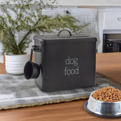 AuldHome bin retro para comida de perros, diseño vintage que encaja en cocinas actuales.