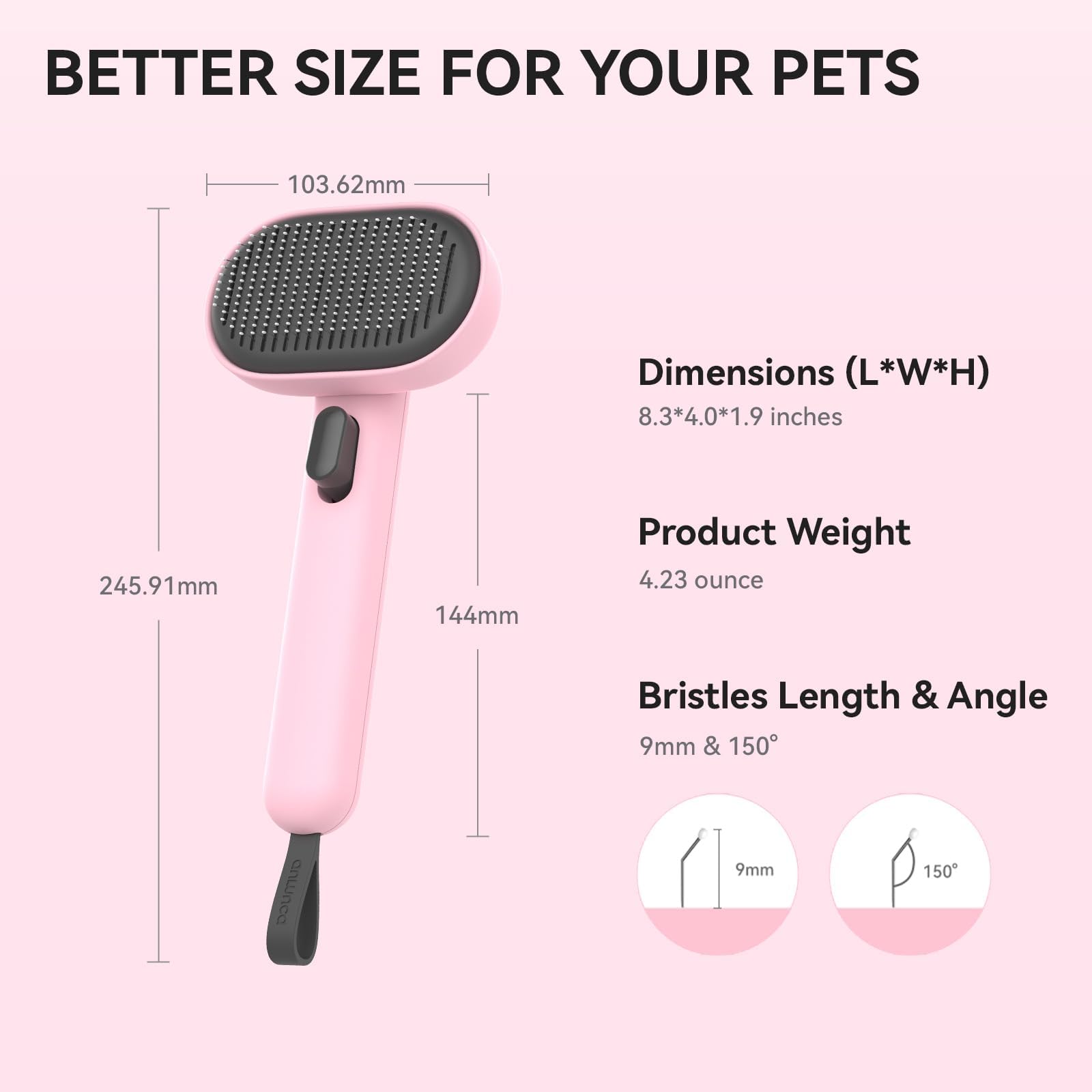 Aumuca cepillo para gatos, ayuda a mantener el pelo limpio en casa