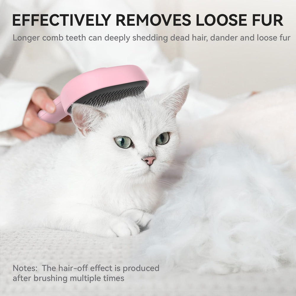 Aumuca cepillo para gatos, elimina enredos y nudos sin dañar la piel