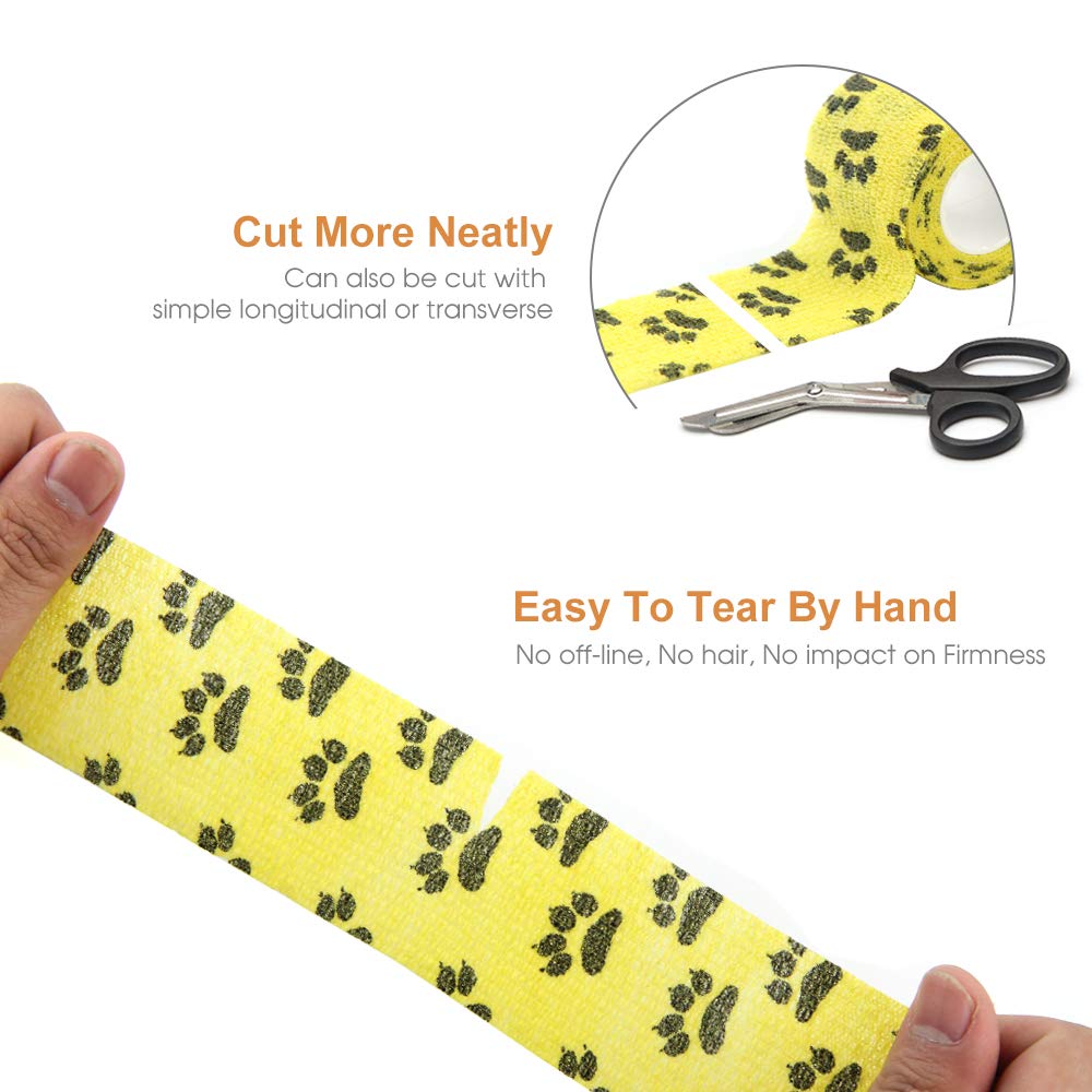 AUPCON Vet Wrap combina alta elasticidad con adherencia sin pegarse al pelo.