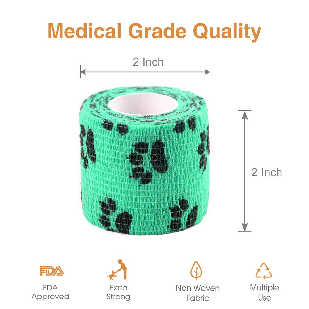 AUPCON Vet Wrap con alta elasticidad y autoadherente