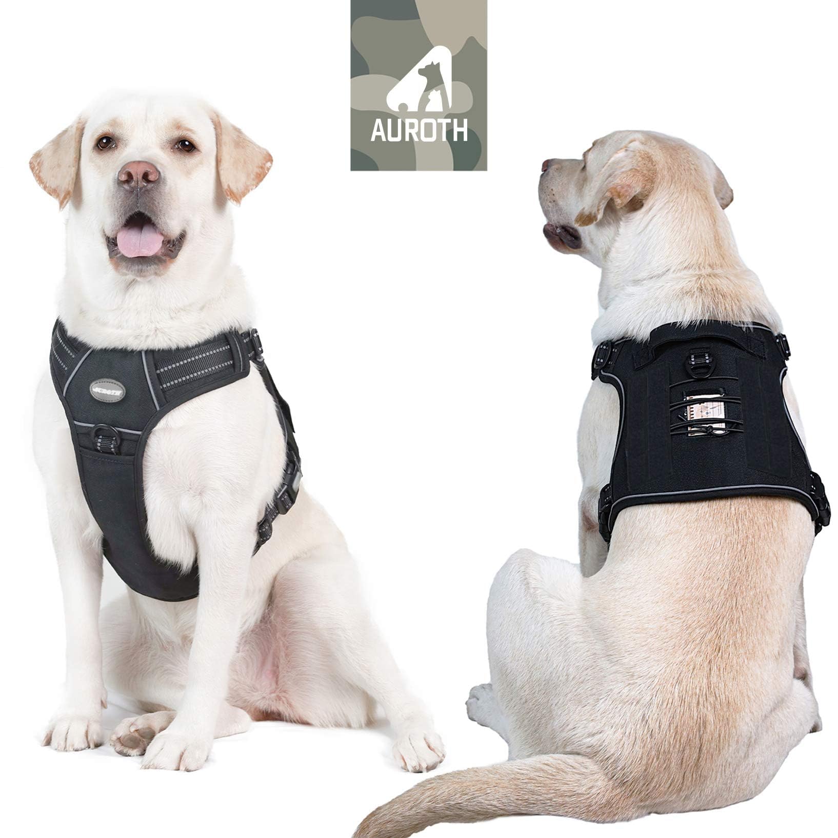 AUROTH arnés perro grande con acolchado suave y malla transpirable para mayor confort