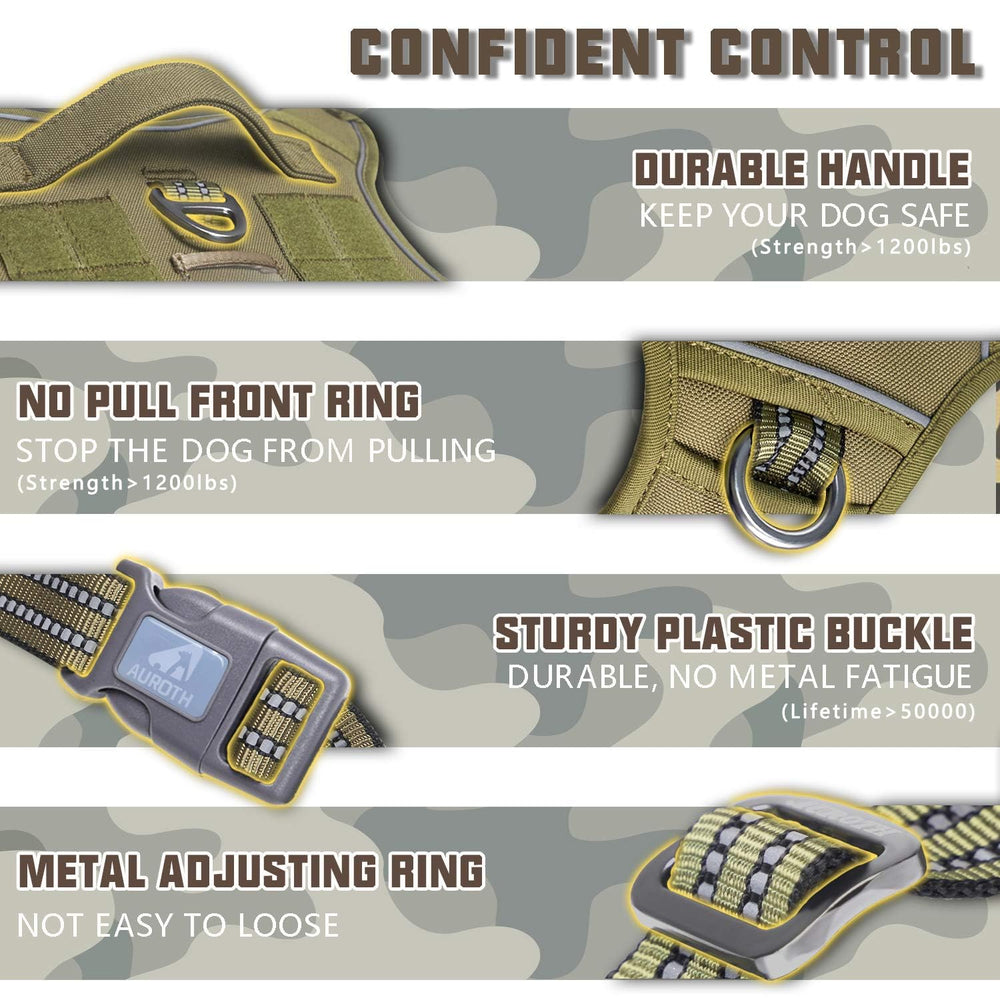 Auroth arnés MOLLE de dos lados para llevar accesorios en entrenamientos.