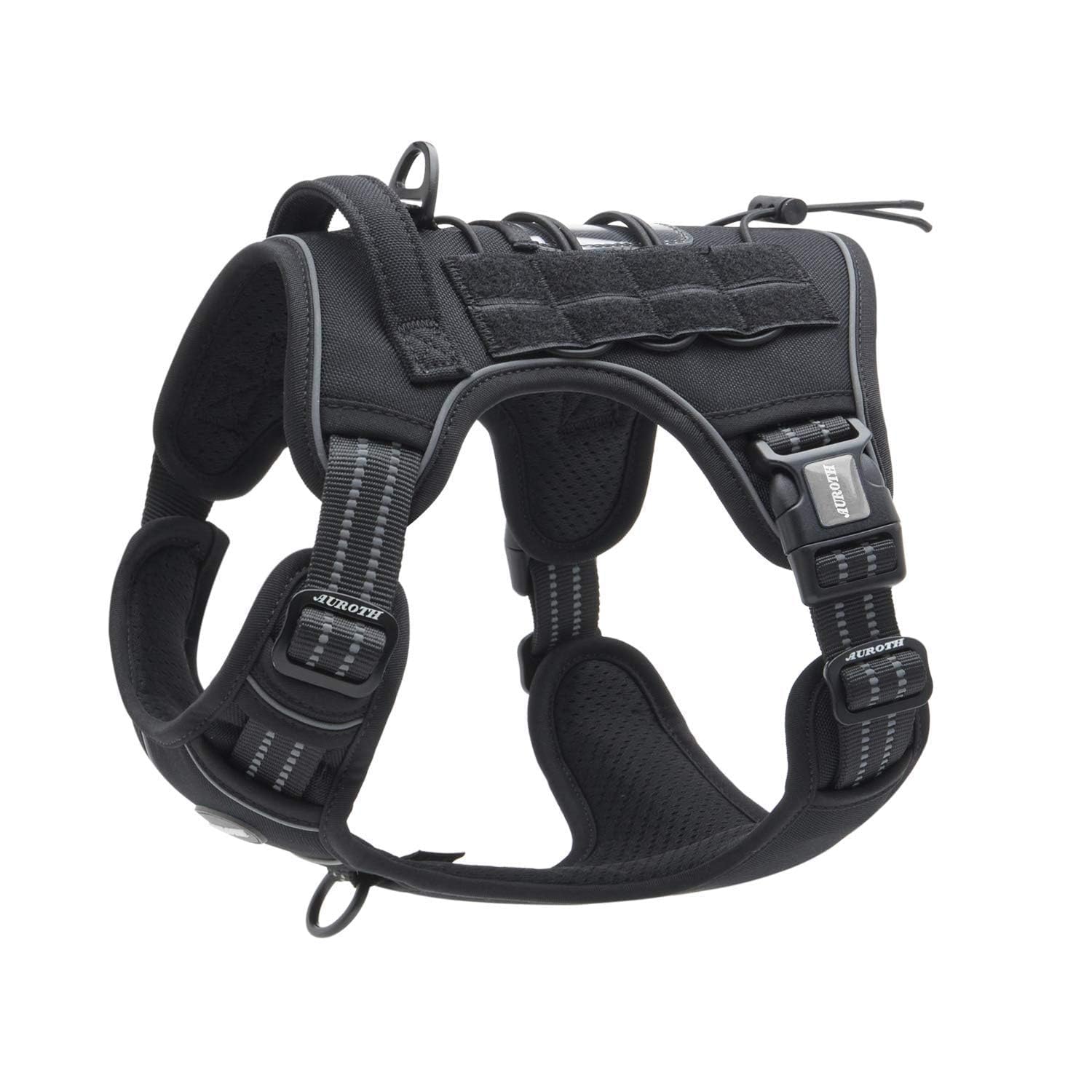 AUROTH arnés táctico para perro grande – trasero para paseos estables y control adicional