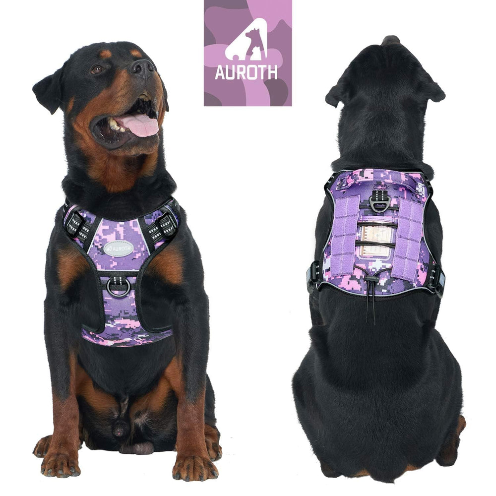 AUROTH arnés-táctico con insignia BEST FRIEND y compatibilidad MOLLE.