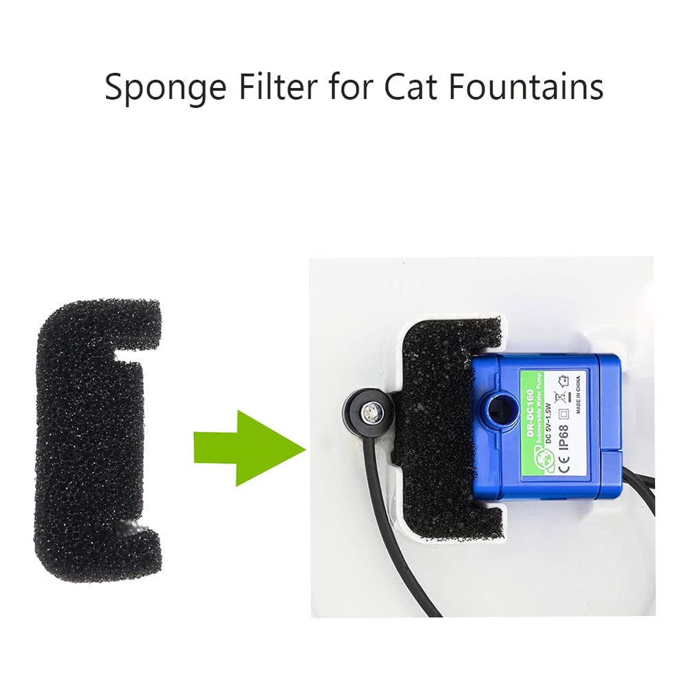 Espuma filtrante AUTSEEYS para fuente de agua, apta para uso universal.