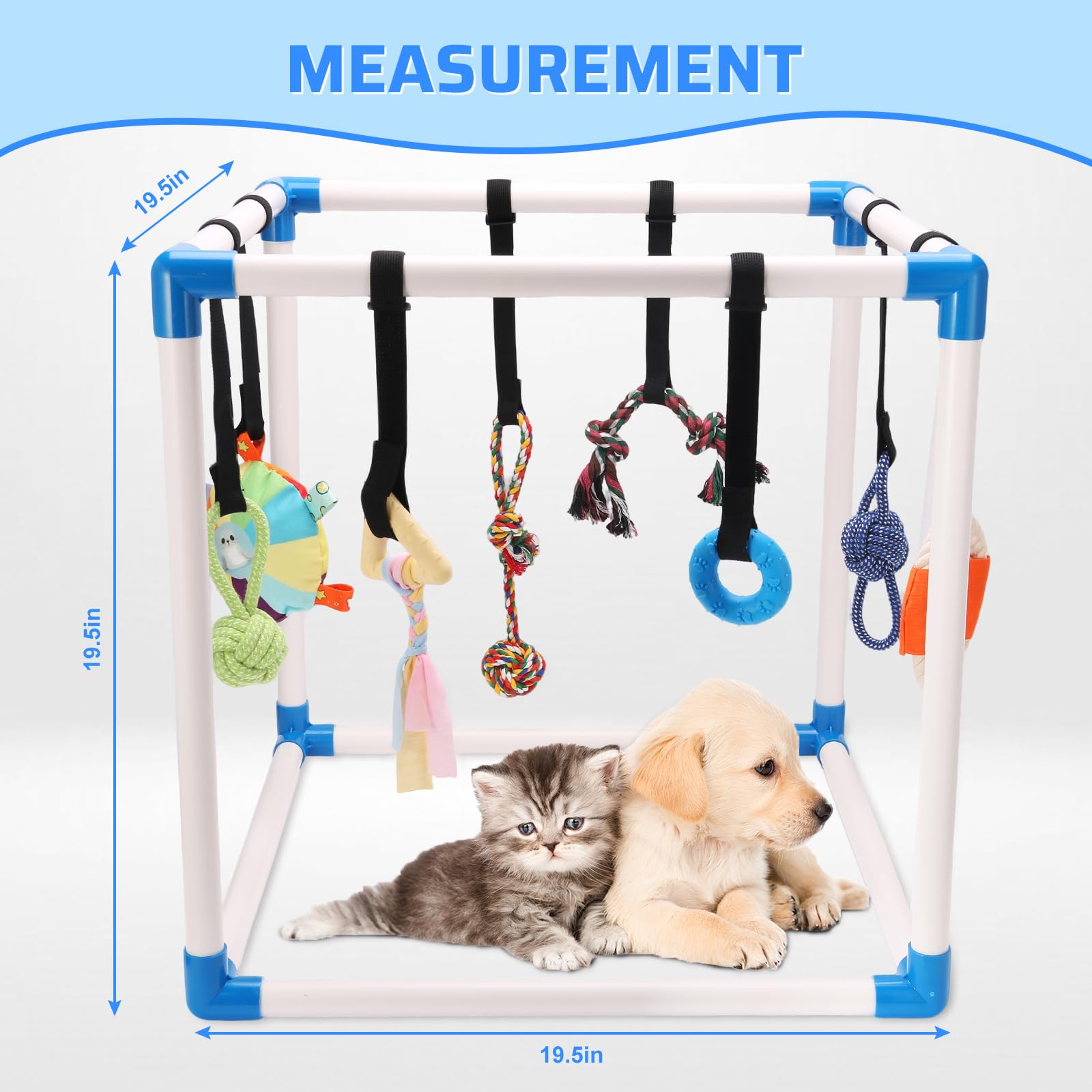 Autyomo Puppy Play Gym: instalación sin herramientas, ideal para interiores.