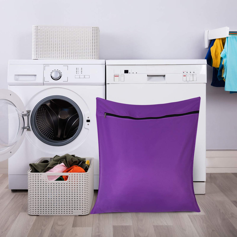 AUXSOUL bolsa de lavado con costuras duraderas, uso continuo para lavados frecuentes.