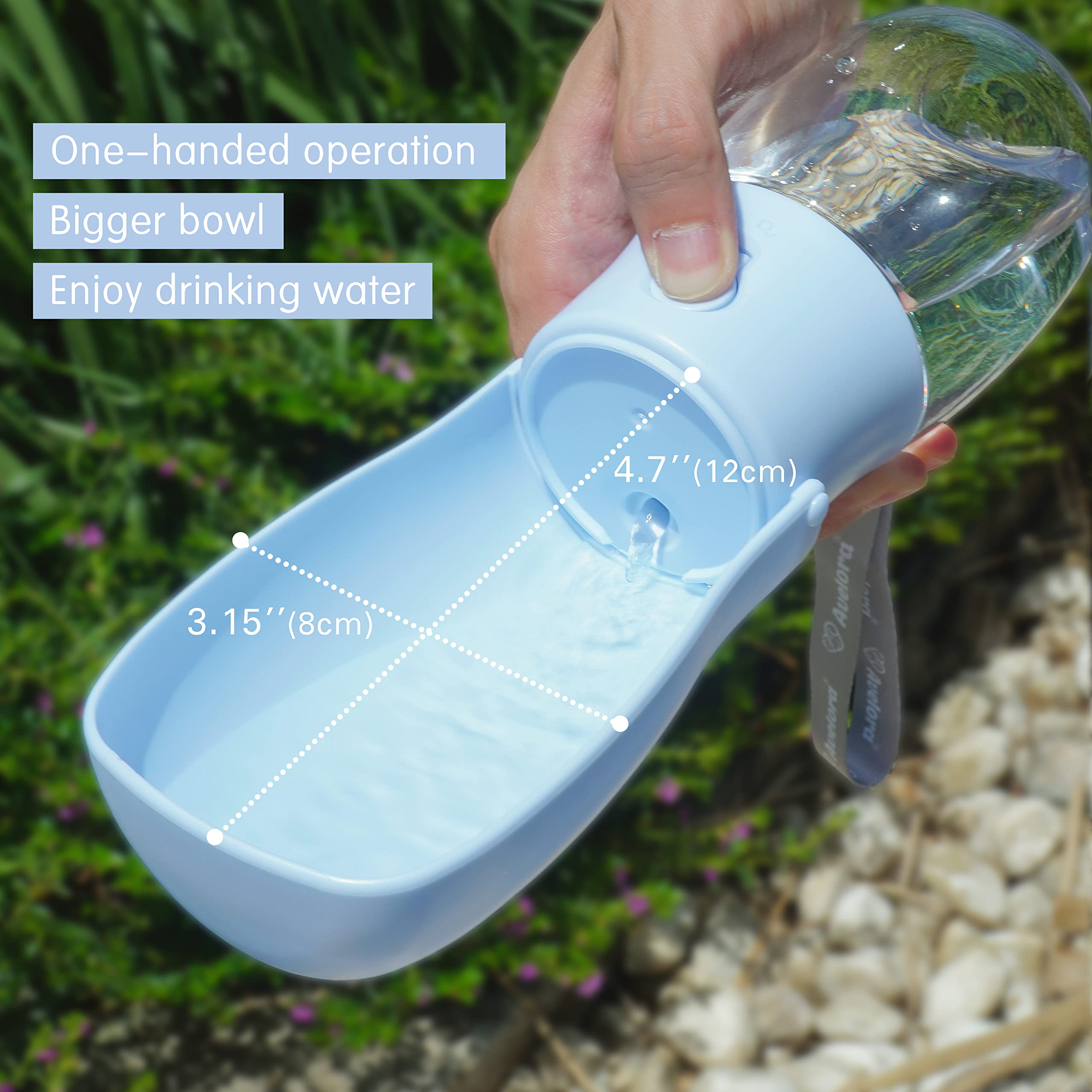 AVELORA cierre hermético a prueba de fugas para viajar con agua