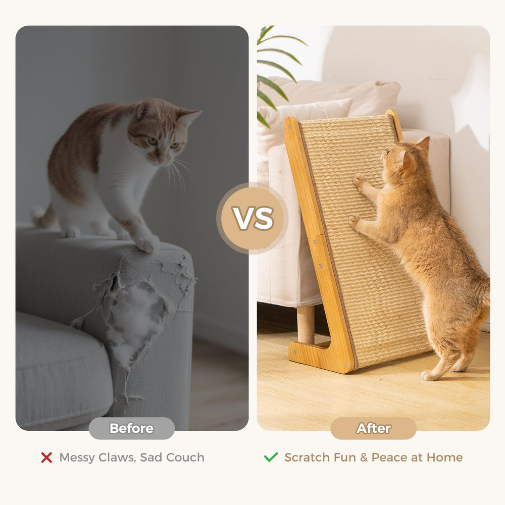 Avont rampa de 110° para gato, facilita estiramientos saludables y juego