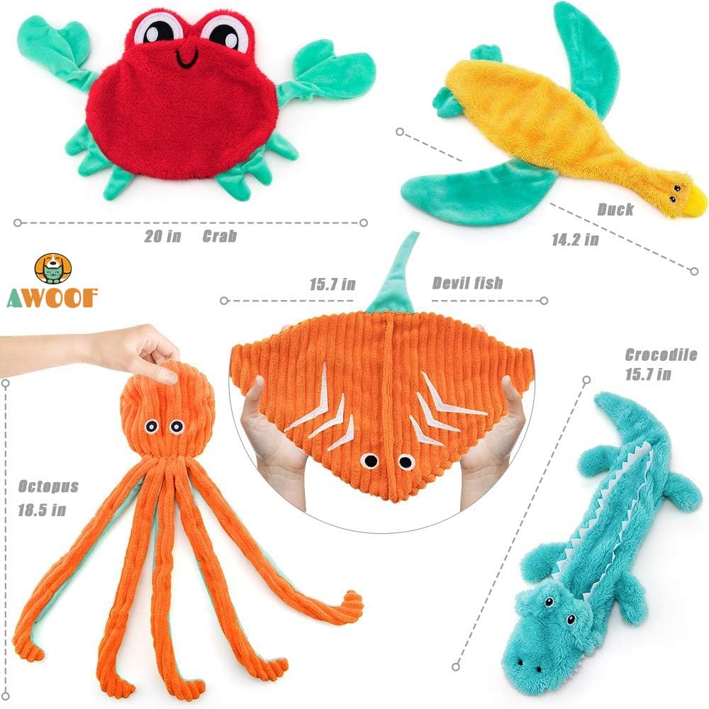 AWOOF Juguete sin relleno pez diablo para exploración y juego