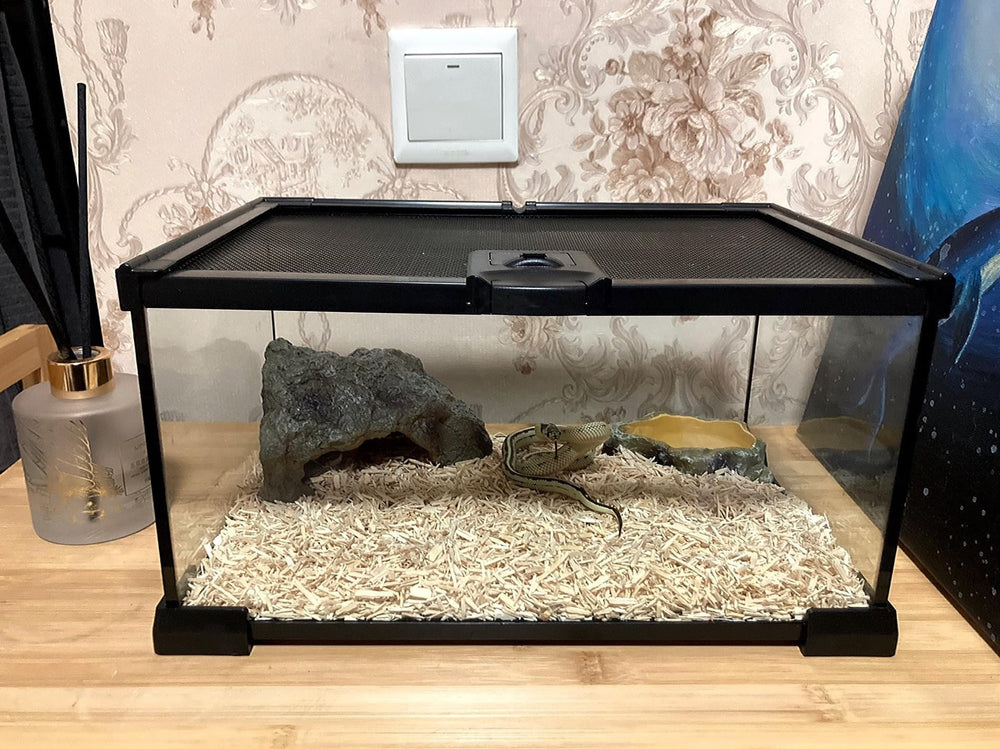 AWXZOM mini hábitat para reptiles e invertebrados pequeños
