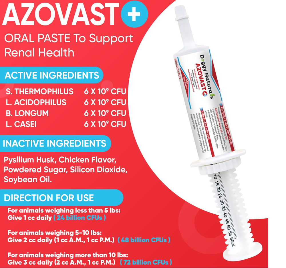 Azovast Plus probióticos para promover salud renal.