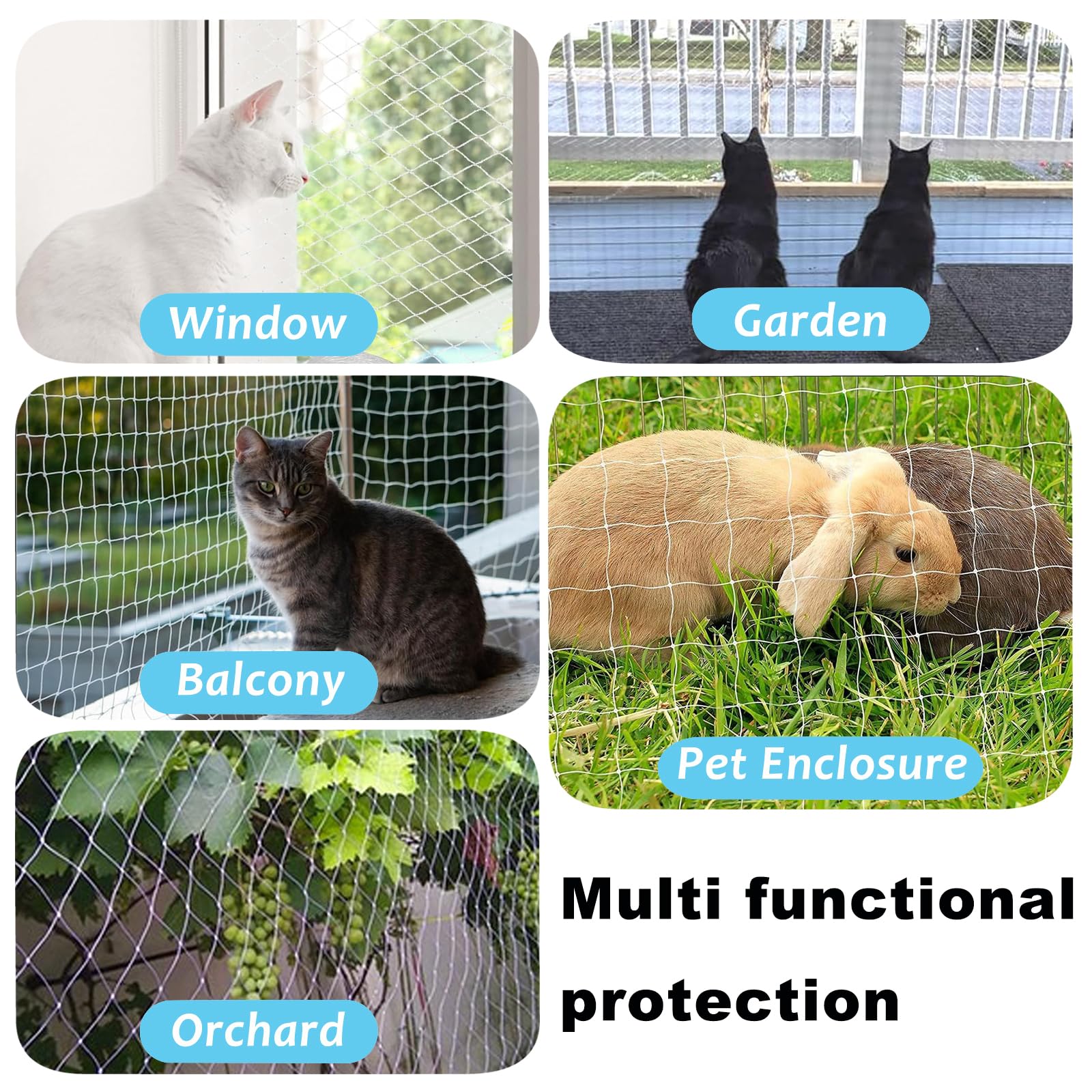 Azure Cantara proteccion aves en jardin sin dañar aves silvestres